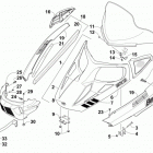 BEARCAT 2000 XT ORANGE Капот,ветровое стекло и бампер