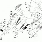 BEARCAT 5000 XT GS ORANGE Капот,ветровое стекло и бампер