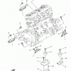 WAVERUNNER V1 SPORT VX1100DP Крепление двигателя