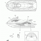 WAVERUNNER V1 SPORT VX1100DP Наклейки