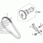 TRX420FA2 Цепь ГРМ и натяжитель
