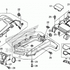 TRX500FA6 Переднее крыло