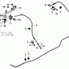 SXS500M Shift lever@select lever