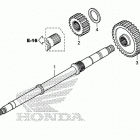 TRX500FM6 Вал ведущий