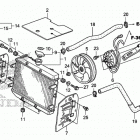 TRX680FA Радиатор