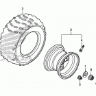TRX90X Заднее колесо