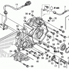 TRX420FA2 Крышка картера задняя