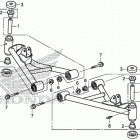 TRX90X Передний рычаг