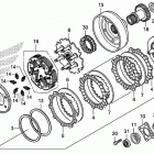 SXS500M Сцепление