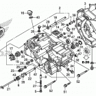 TRX420FA5 Передняя крышка картера