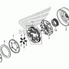 TRX500FA6 Сцепление