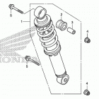TRX90X Задний амортизатор