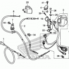 TRX500FM6 Рулевые переключатели и тросы