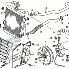 TRX500FA6 Радиатор