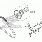 TRX500FM6 Цепь ГРМ и натяжитель