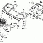 TRX500FE1 Багажник
