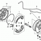 TRX420FA2 Задний тормоз