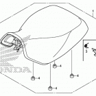 TRX500FE1 Сидение