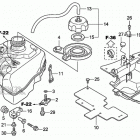 TRX680FA Топливный бак