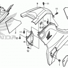 TRX420FA2 Side cover@tank cover