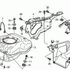 TRX420FA2 Топливный бак