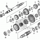 TRX500FA6 Трансмиссия