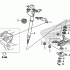 TRX500FA5 Рулевой вал