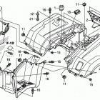 TRX420FA2 Заднее крыло