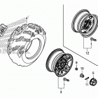 TRX500FA6 Переднее колесо