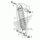 TRX420FA2 Задний амортизатор