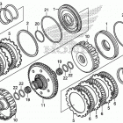TRX420FA2 Сцепление