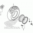 TRX420FA2 Заднее колесо