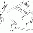 TRX500FA6 Педали и подножки