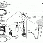 TRX500FA6 Топливный насос