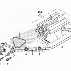 TRX500FM6 Крышка водяной помпы