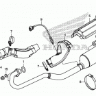 TRX500FA6 Глушитель