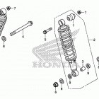 TRX420FA5 Задний амортизатор