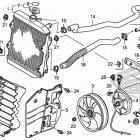 TRX500FM6 Радиатор