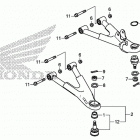 SXS500M Передний рычаг