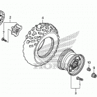 TRX420FA2 Переднее колесо