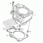 TRX500FA6 Цилиндры