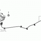 SXS500M Фонарь задний