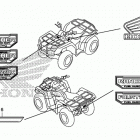 TRX420FA5 Наклейки