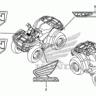 TRX500FA6 Наклейки