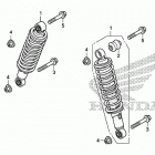 TRX500FM6 Передние аммортизаторы
