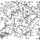 TRX680FA Заднее крыло