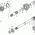 TRX500FA6 Вал ведущий