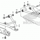 TRX500FM6 Передняя подвеска