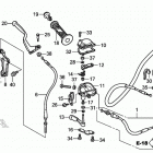TRX90X Рычаги & переключатели & тросы