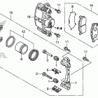 SXS500M Передний тормозной суппорт
